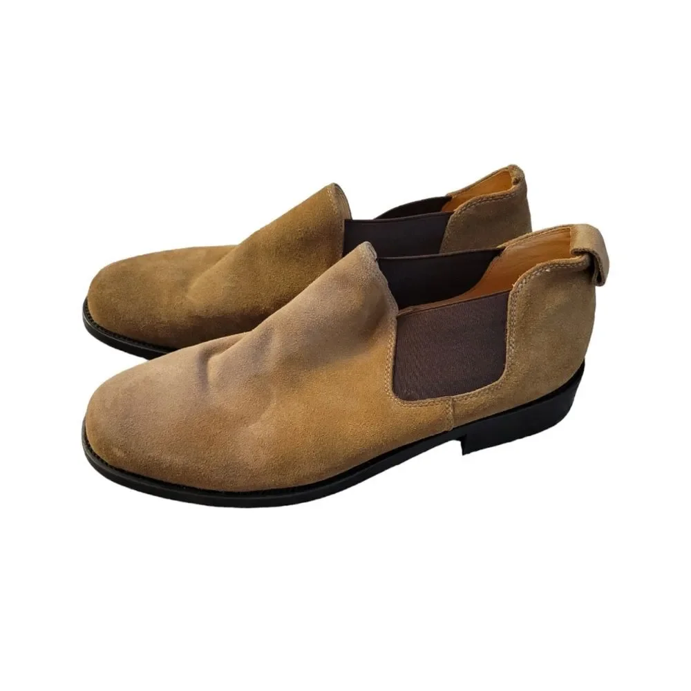 Bed Stu Men's Suede Leather Slip On Low Cut Shoes Loafers Chelsea Boot Size 10.5